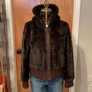 Juicy Couture Faux Fur Bomber Jacket